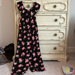 Girls size 14 flower jumper by social academy